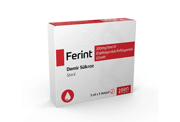 FERINT 100 MG/5 ML IV AMPUL (5 AMPUL)